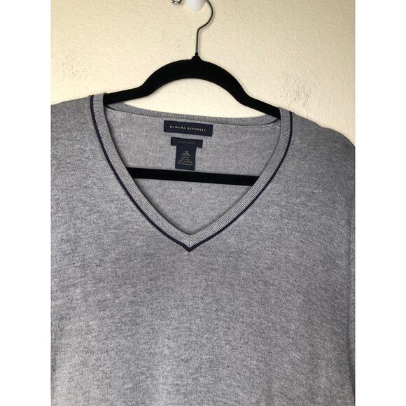 Banana Republic Gray V-Neck Sweater - Picture 3 of 9